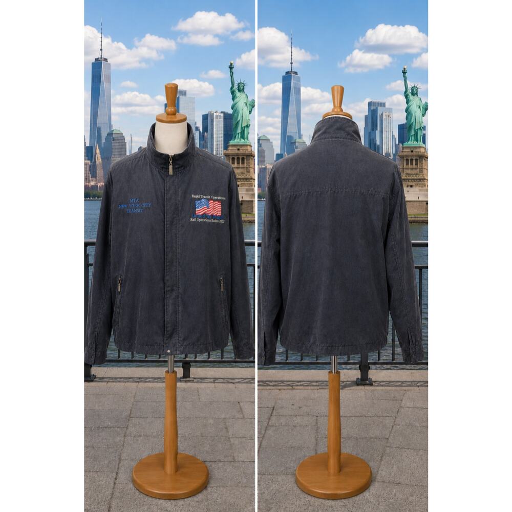 Vintage 2002 MTA New York City Transit North End Jacket XL